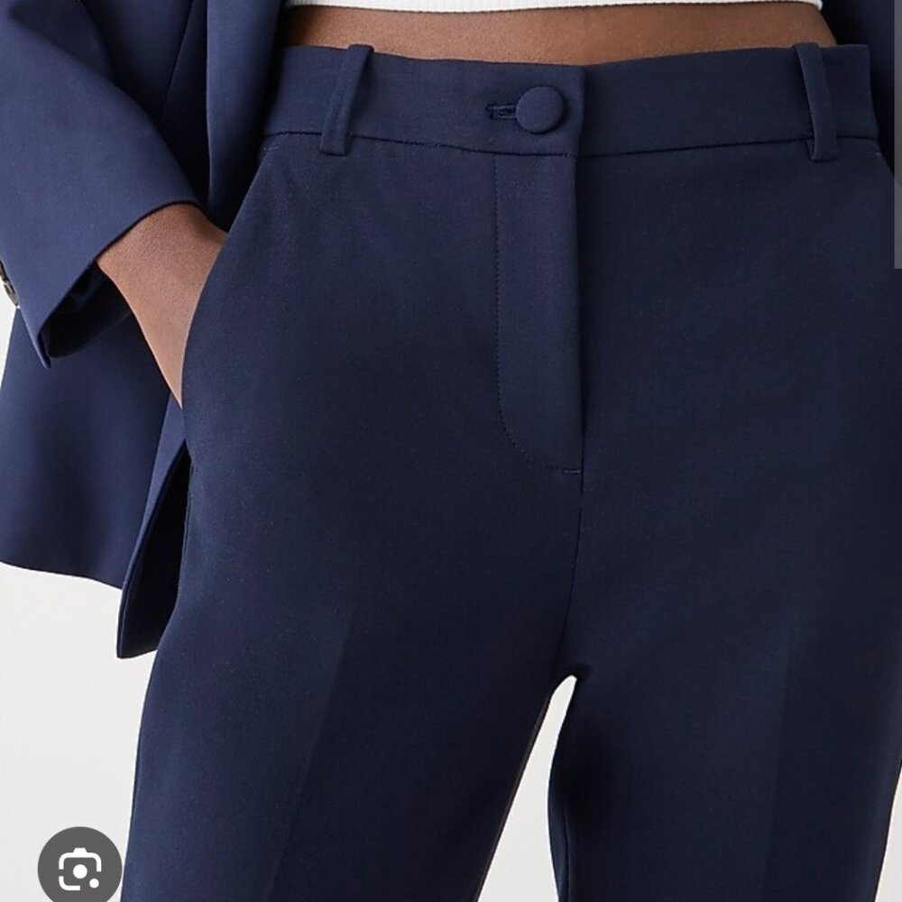 NWT J Crew High rise Cameron in Navy